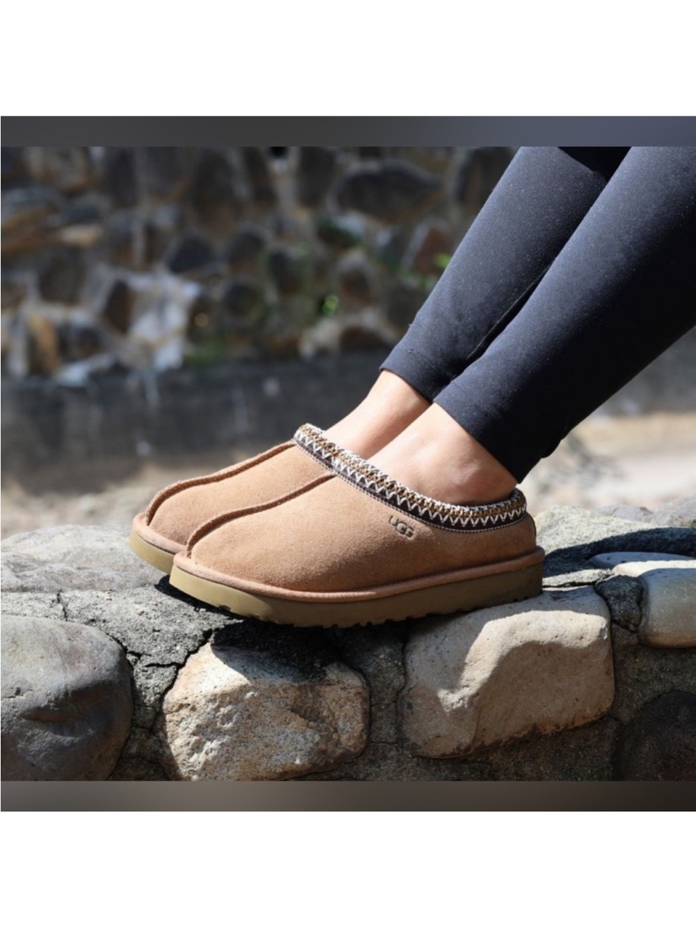 🔥UGG Tasman Slippers Chestnut Sz 6 Price Firm!